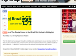 Win One of Five Double Passes to Reel Brazil Film Festival in Wellington