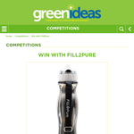 Win one of five Fill2Pure stainless steel water filter bottles