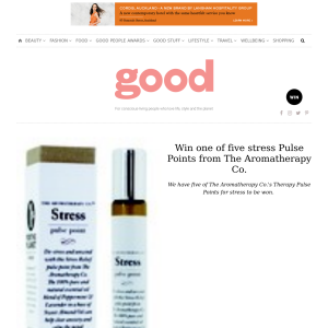 Win one of five stress Pulse Points from The Aromatherapy Co.