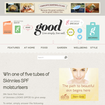 Win one of five tubes of Skinnies SPF moisturisers