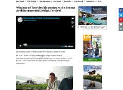 Win one of four double passes to the Resene Architecture and Design Festival