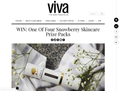 Win One Of Four Snowberry Skincare Prize Packs