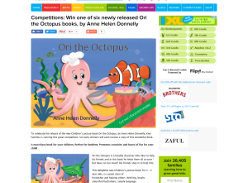 Win one of six newly released Ori the Octopus books, by Anne Helen Donnelly