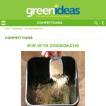 Win one of two 15L ZingBokashi composting kits
