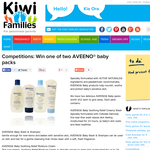 Win one of two Aveeno baby packs