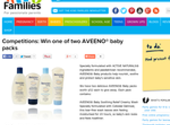 Win one of two Aveeno baby packs