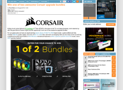Win one of two awesome Corsair upgrade bundles