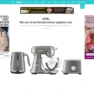 Win one of two Breville kitchen appliance sets