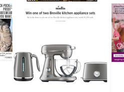 Win one of two Breville kitchen appliance sets