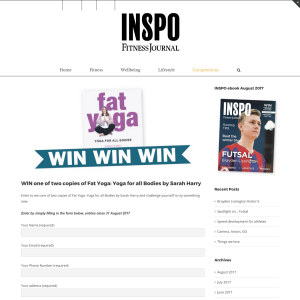 WIN one of two copies of Fat Yoga: Yoga for all Bodies by Sarah Harry