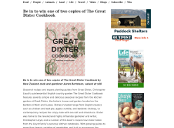 Win one of two copies of The Great Dixter Cookbook