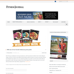 Win one of two Farrah's Mexican prize packs