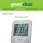 Win one of two OWL micro+ electricity meters, worth $119 each
