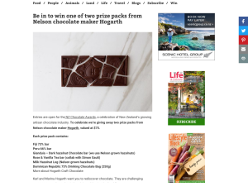 Win one of two prize packs from Nelson chocolate maker Hogarth