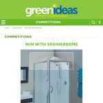 Win one of two Showerdomes with DIY fitting rails