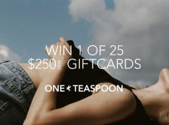 Win 1 of 25 $250 One Teaspoon Gift Cards - One Teaspoon