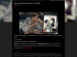 Win Outlander Season 3 on DVD