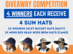 Win 1 of 4 OZ Smart Sun Hat 4-Packs