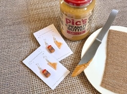 Win a Pair of Earings & 2 Jars of Peanut Butter