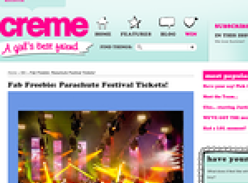 Win Parachute Festival Tickets!