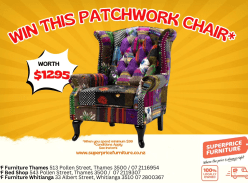 Win a Patchwork Wingback Chair