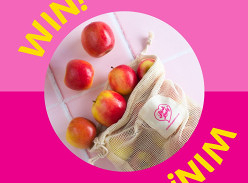 Win Pink Lady Reusable Bags and Fresh Apples