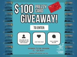 Win a $100 Prezzy Card - CF Reese Plumbing & Electrical