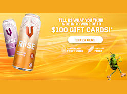 Win 1 of 10 $100 Prezzy Card Prizes