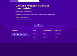 Win prize from Chelsea Winter in Dunedin