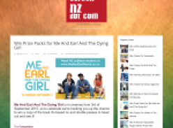 Win Prize Packs for Me And Earl And The Dying Girl