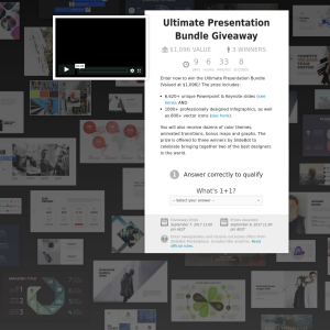 Win Professionally Designed Presentation Slides
