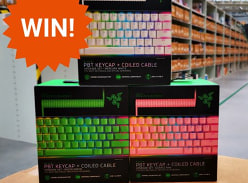 Win Razer PBT Keycap + Coiled Cable Upgrade Sets