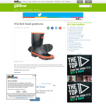 Win Red Band gumboots