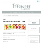 Win Red Seal Fruit Teas