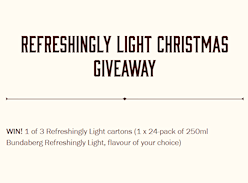Win 1 of 3 Refreshingly Light Cartons