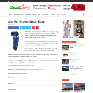 Win! Remington Smart Edge