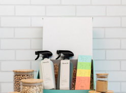 Win Resolv cleaning range and Kate’s Kitchen’s Bamboo Canisters and Spice Jars