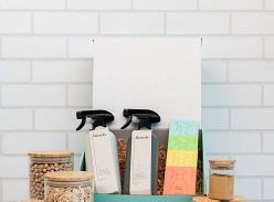 Win Resolv cleaning range and Kate’s Kitchen’s Bamboo Canisters and Spice Jars