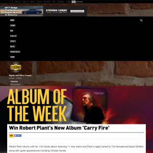 Win Robert Plant's New Album 'Carry Fire'