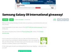 Win Samsung Galaxy S9