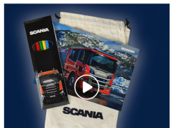 Win Scania Kids Colouring Sets