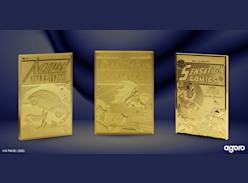 Win a Set of 3 Gold-Gilded 5oz Silver DC Comic Hero Coins