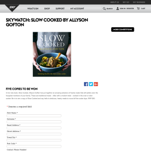 Win Slow Cooked by Allyson Gofton