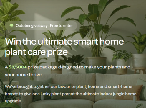 Win an Ultimate Smart Home Plant Care Prize - Willow