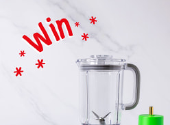 Win Smeg NZ Blender, frank green Smoothie Bottle and our Camel Dates and Date Paste