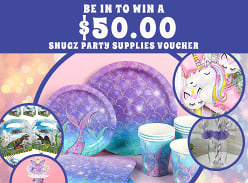 Win a $50 Snugz Party Supplies Voucher