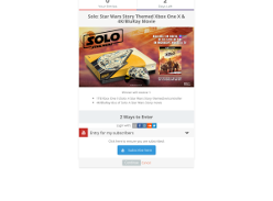 Win Solo: Star Wars Story Themed Xbox One X & 4K/BluRay Movie