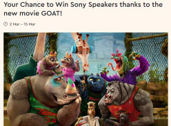 Win 1 of 50 SONY Wireless Speakers - Westfield