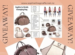 Win Sophie the Giraffe Baby Bag