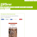 Win Spiders of New Zealand book